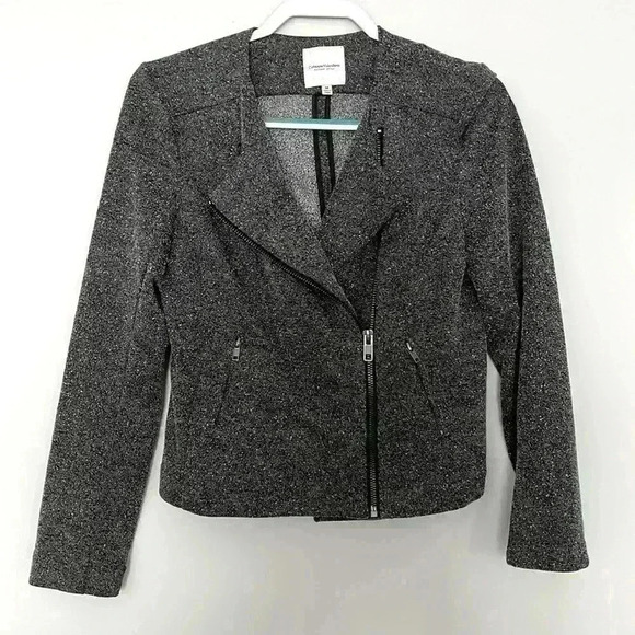 Catherine Malandrino Runway Style Women’s Moto Asymmetrical Jacket Size Medium - Picture 1 of 7